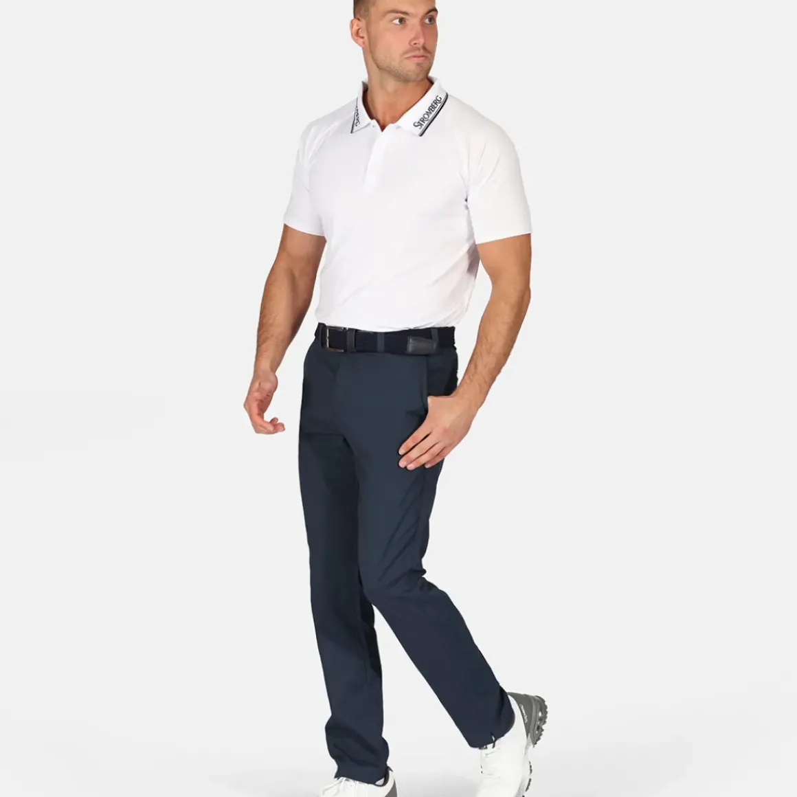 Stromberg Men's Flier Collar Golf Polo Shirt