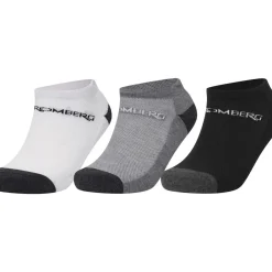 Stromberg Men's No Show 3-Pair Pack Golf Socks