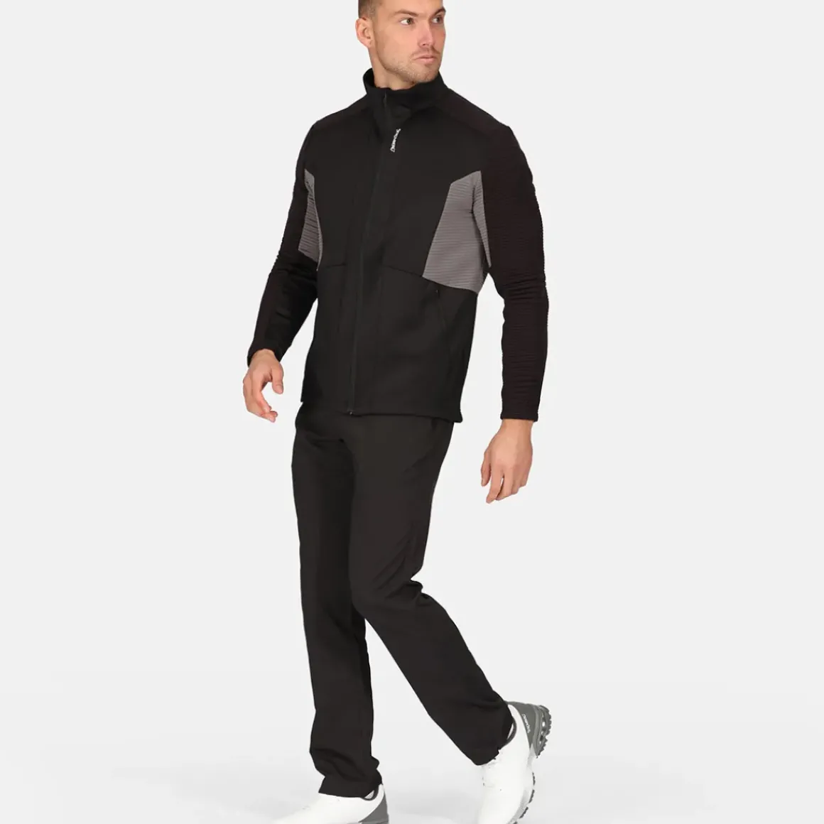 Stromberg Men's Scratch Quilted Full Zip Golf Midlayer