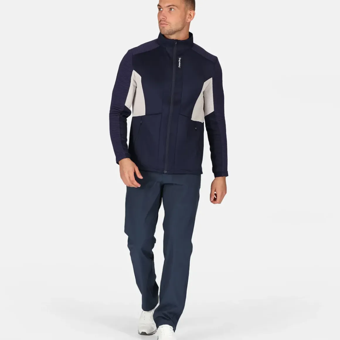 Stromberg Men's Scratch Quilted Full Zip Golf Midlayer