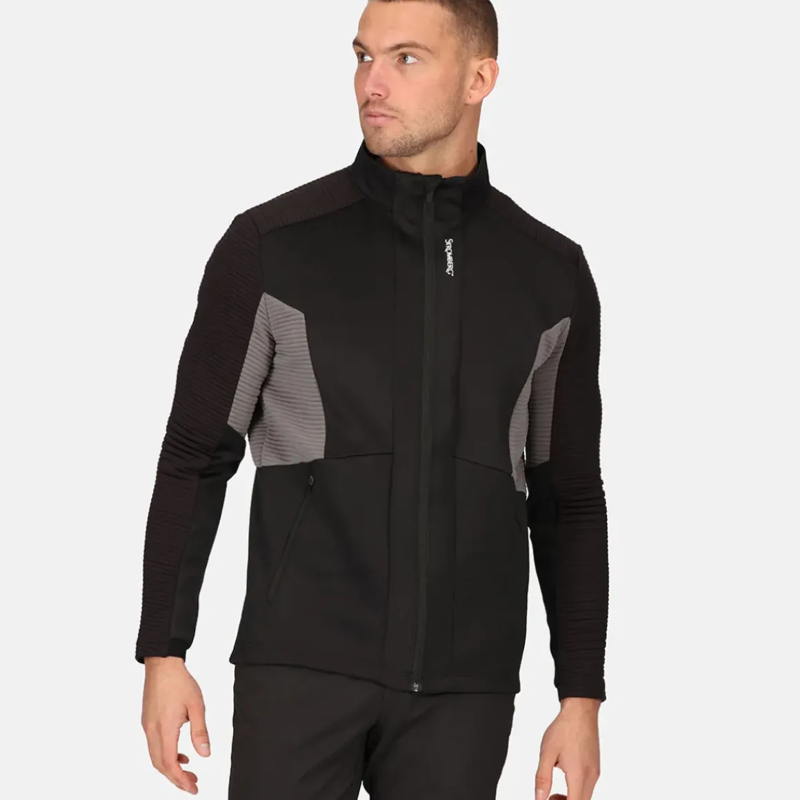 Stromberg Men's Scratch Quilted Full Zip Golf Midlayer