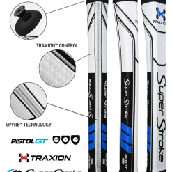 SuperStroke Traxion Pistol GT 2.0 Putter Golf Grip