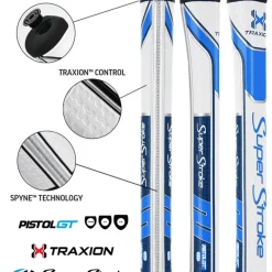 SuperStroke Traxion Pistol GT 2.0 Putter Golf Grip