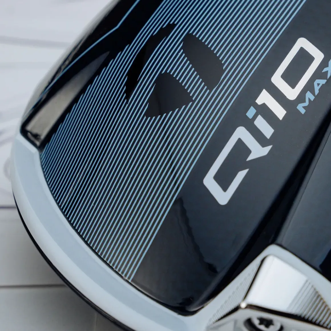 TaylorMade Qi10 Max Designer Series Blue White Golf Driver