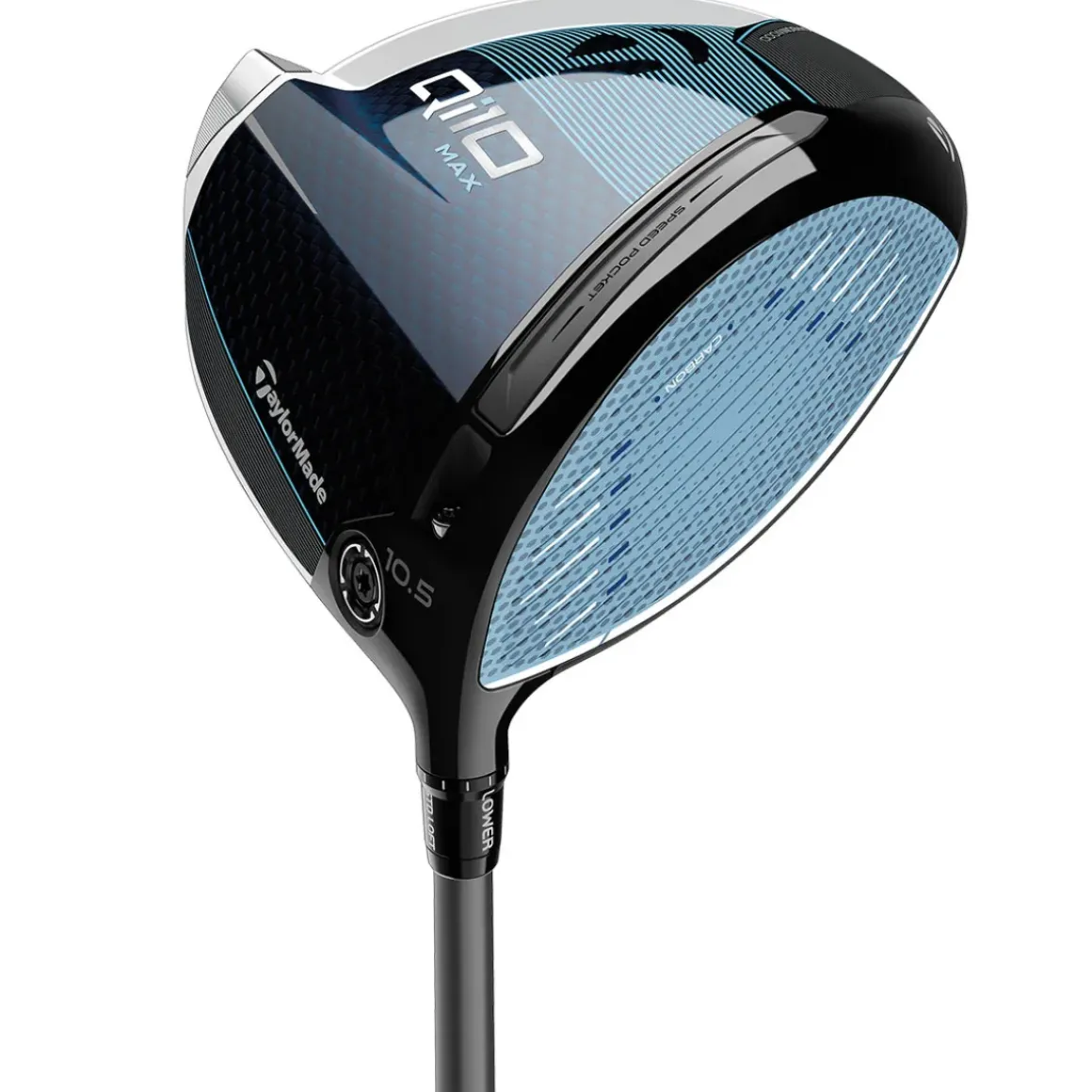 TaylorMade Qi10 Max Designer Series Blue White Golf Driver