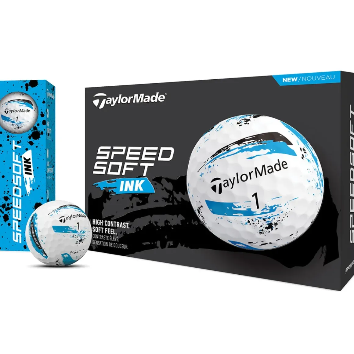 TaylorMade SpeedSoft Ink 12 Golf Ball Pack