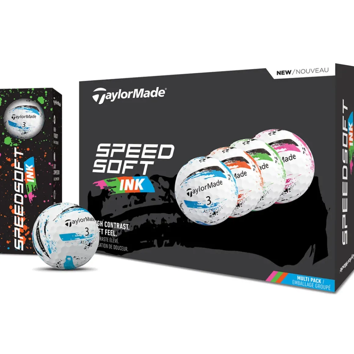 TaylorMade SpeedSoft Ink 12 Golf Ball Pack