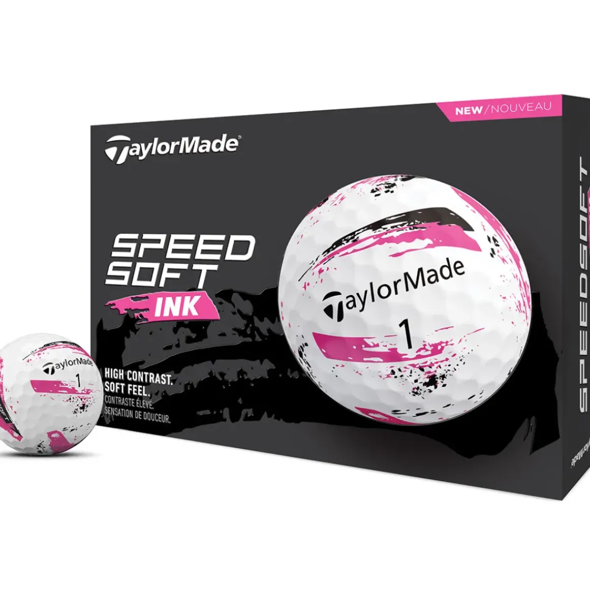 TaylorMade SpeedSoft Ink 12 Golf Ball Pack