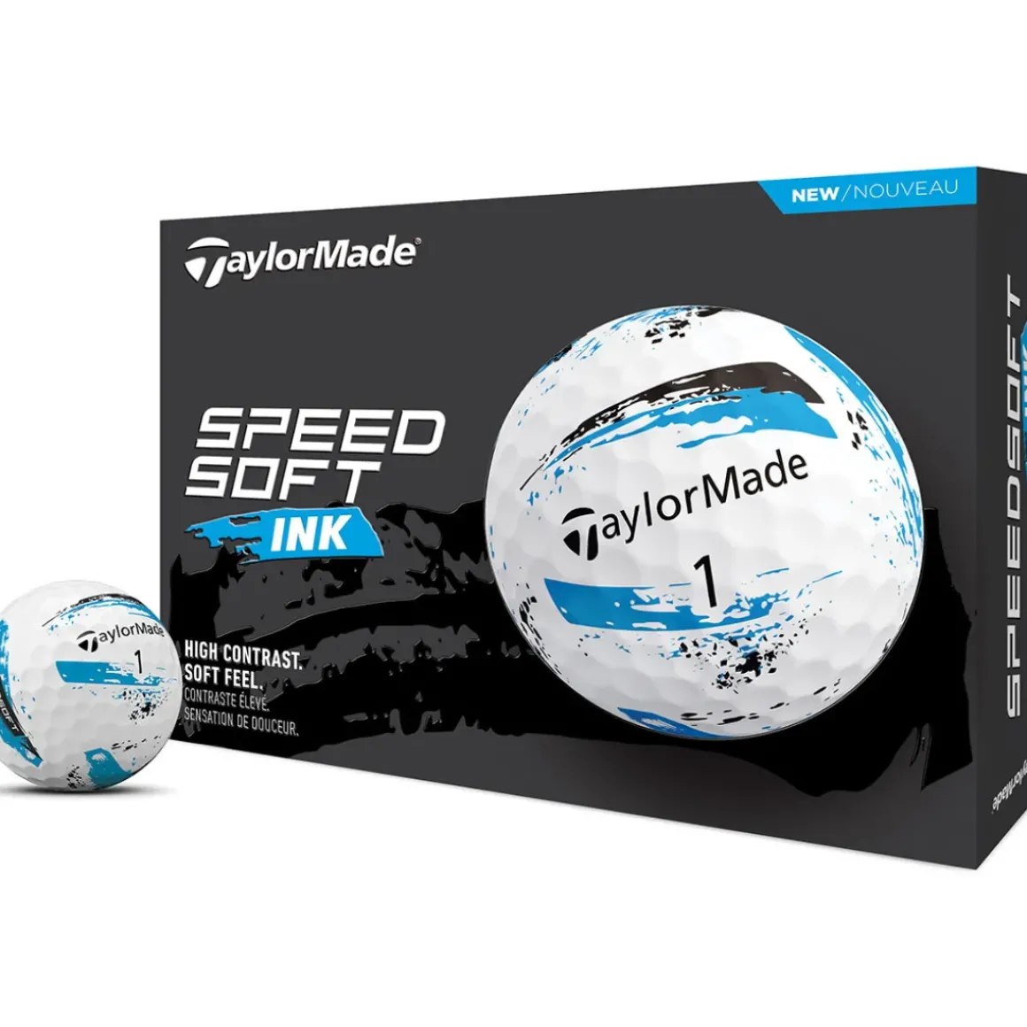 TaylorMade SpeedSoft Ink 12 Golf Ball Pack