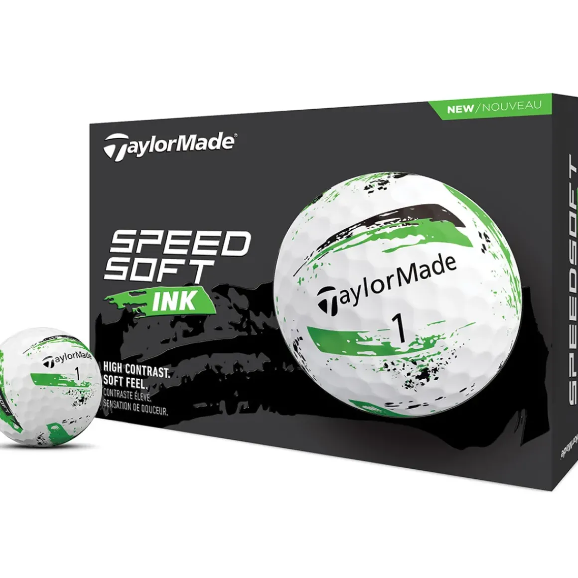 TaylorMade SpeedSoft Ink 12 Golf Ball Pack