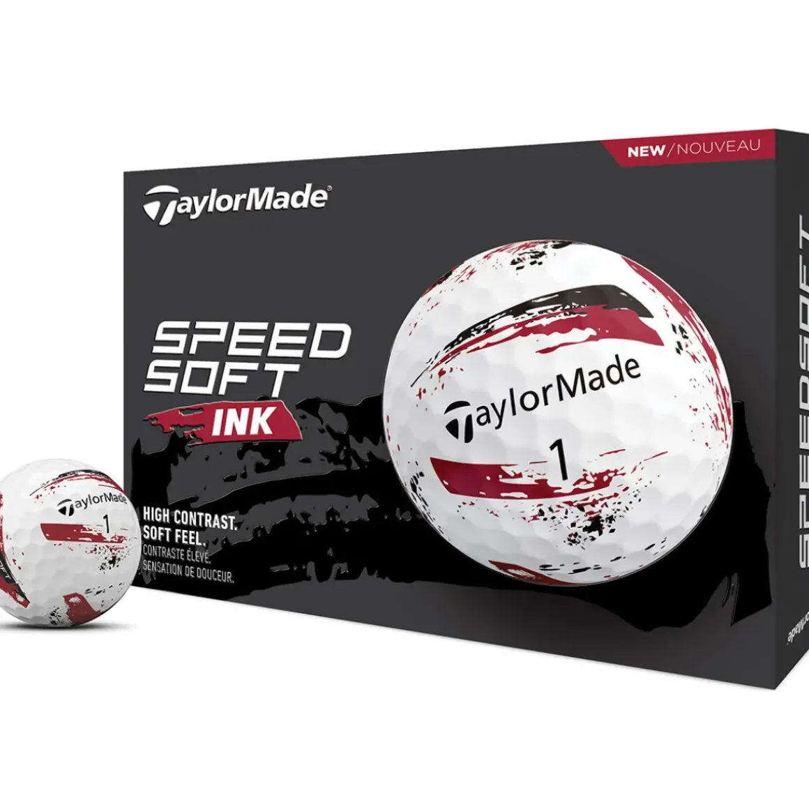 TaylorMade SpeedSoft Ink 12 Golf Ball Pack