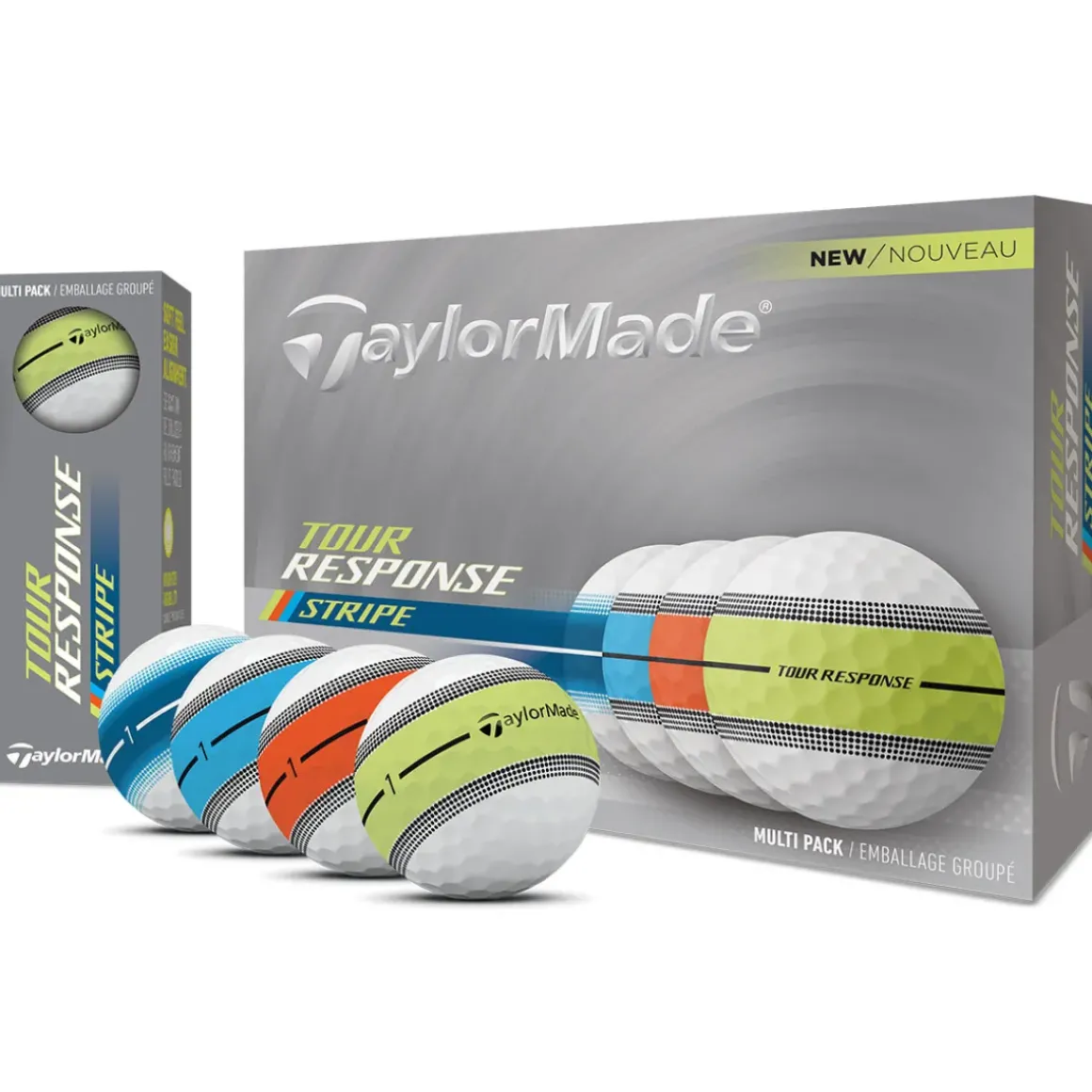 TaylorMade Tour Response Stripe 12 Golf Ball Pack