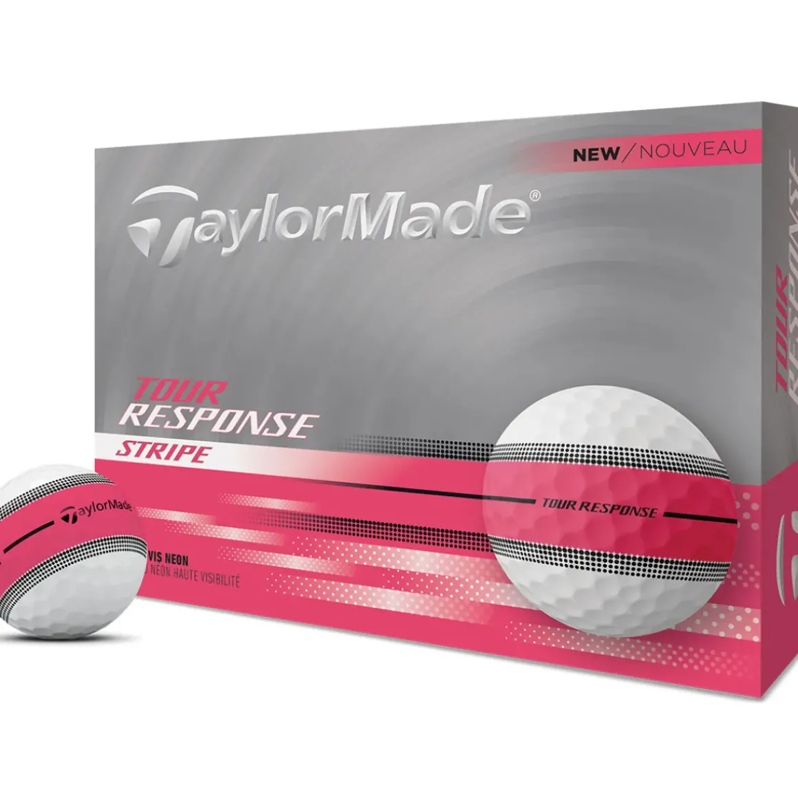 TaylorMade Tour Response Stripe 12 Golf Ball Pack