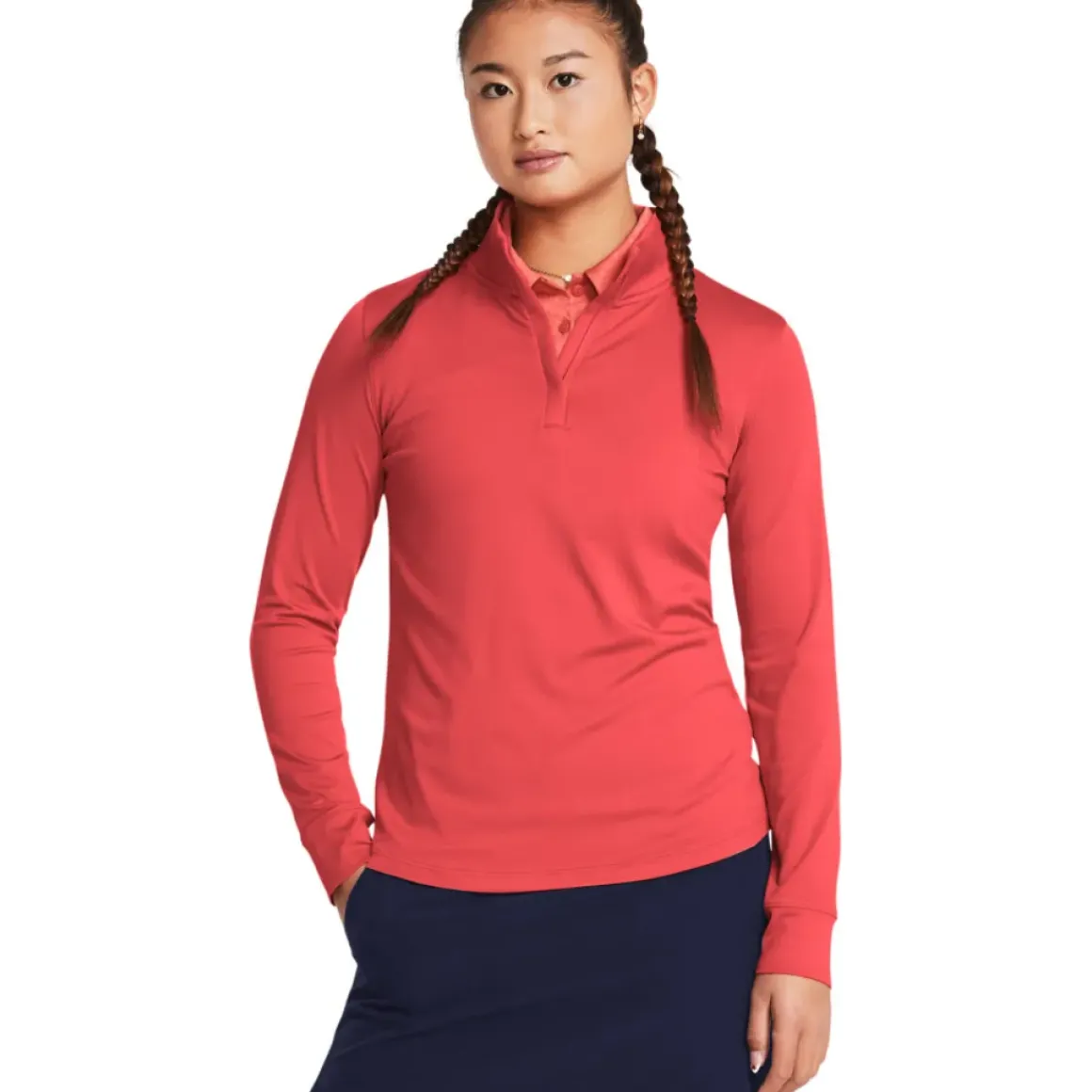 Under Armour Ladies Playoff Quarter Zip Golf Mid Layer