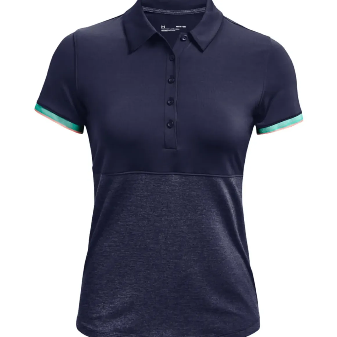 Under Armour Ladies Zinger Point Short Sleeve Stretch Golf Polo Shirt