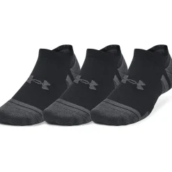 Under Armour Men's Performance Tech No Show 3 Pair Pack Golf Socks