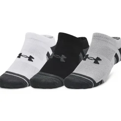 Under Armour Men's Performance Tech No Show 3 Pair Pack Golf Socks