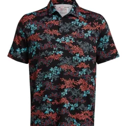 Under Armour Men's Playoff 3.0 Azalea Camo Printed Golf Polo Shirt