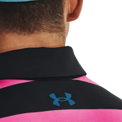 Under Armour Men's Playoff 3.0 Rugby YD Stripe Golf Polo Shirt