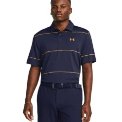 Under Armour Men's Playoff 3.0 Club House Stripe Printed Golf Polo Shirt