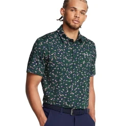 Under Armour Men's Playoff 3.0 Open Floral Printed Golf Polo Shirt