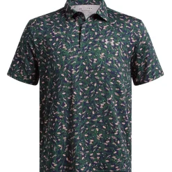 Under Armour Men's Playoff 3.0 Open Floral Printed Golf Polo Shirt