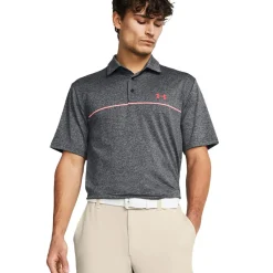 Under Armour Men's Playoff 3.0 Slice Stripe Printed Golf Polo Shirt