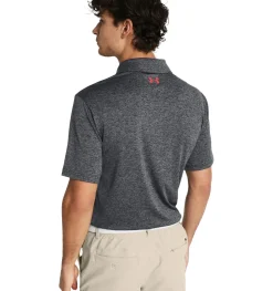 Under Armour Men's Playoff 3.0 Slice Stripe Printed Golf Polo Shirt