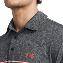 Under Armour Men's Playoff 3.0 Slice Stripe Printed Golf Polo Shirt