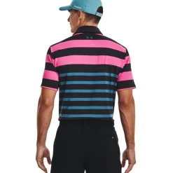 Under Armour Men's Playoff 3.0 Rugby YD Stripe Golf Polo Shirt