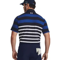 Under Armour Men's Playoff 3.0 Rugby YD Stripe Golf Polo Shirt