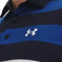 Under Armour Men's Playoff 3.0 Rugby YD Stripe Golf Polo Shirt