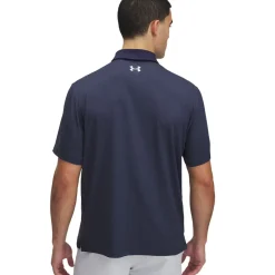 Under Armour Men's T2G Printed Plain Golf Polo Shirt