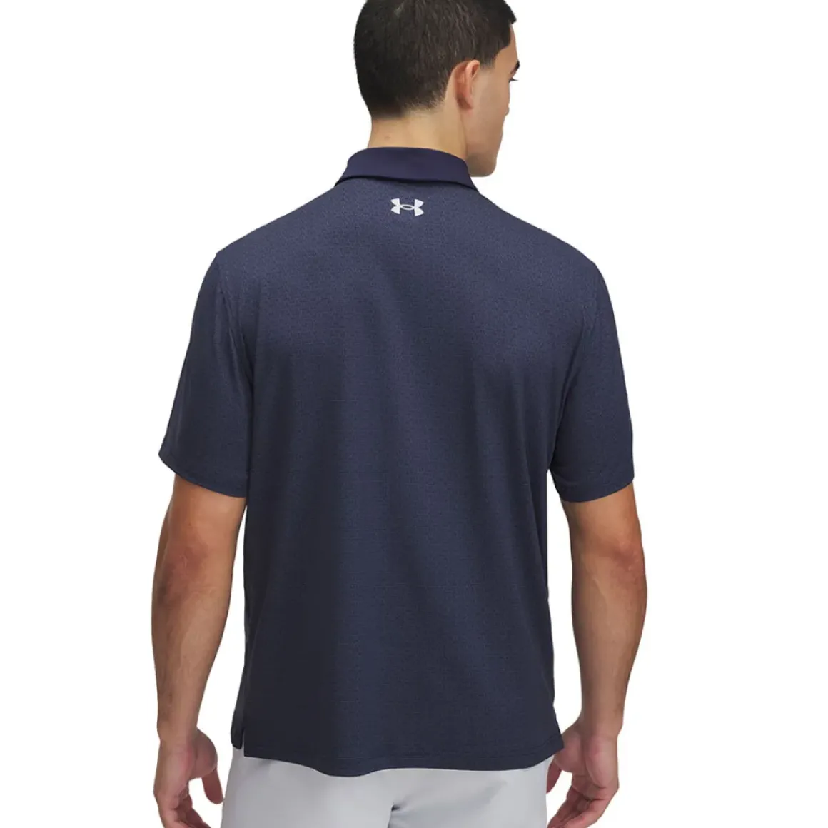 Under Armour Men's T2G Printed Plain Golf Polo Shirt