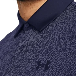 Under Armour Men's T2G Printed Plain Golf Polo Shirt