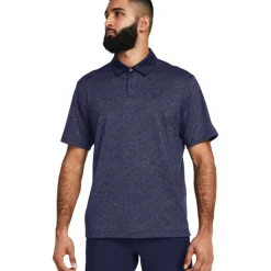 Under Armour Men's T2G Printed Plain Golf Polo Shirt
