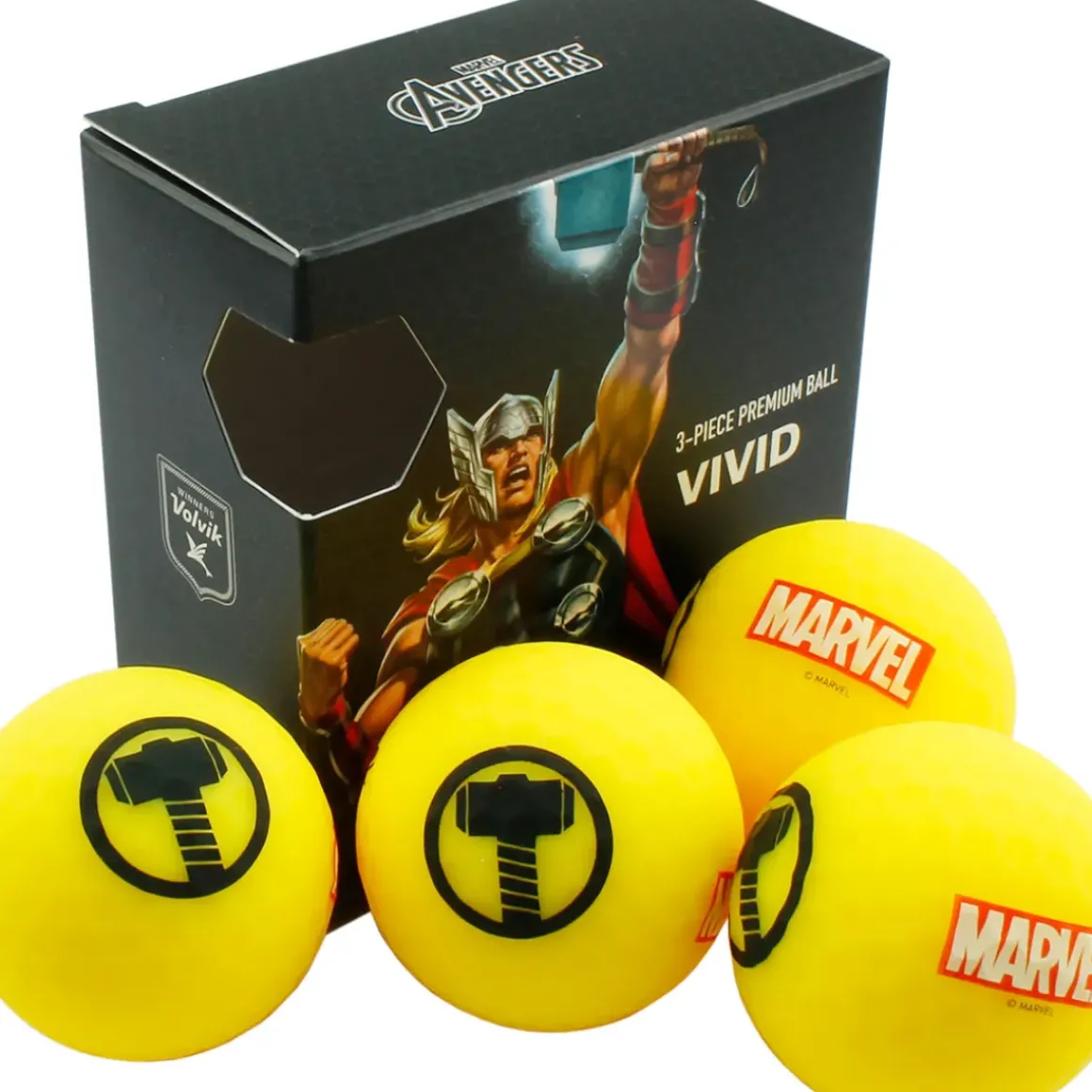 Volvik Marvel 4 Golf Ball Pack
