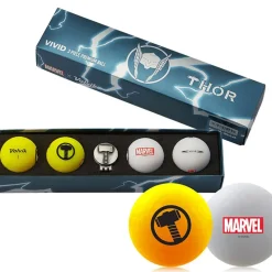Volvik Marvel 4 Golf Ball Pack with Marker