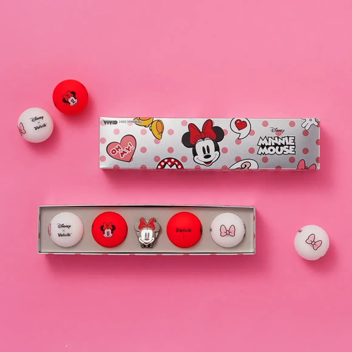 Volvik Vivid Disney 4 Golf Ball Pack