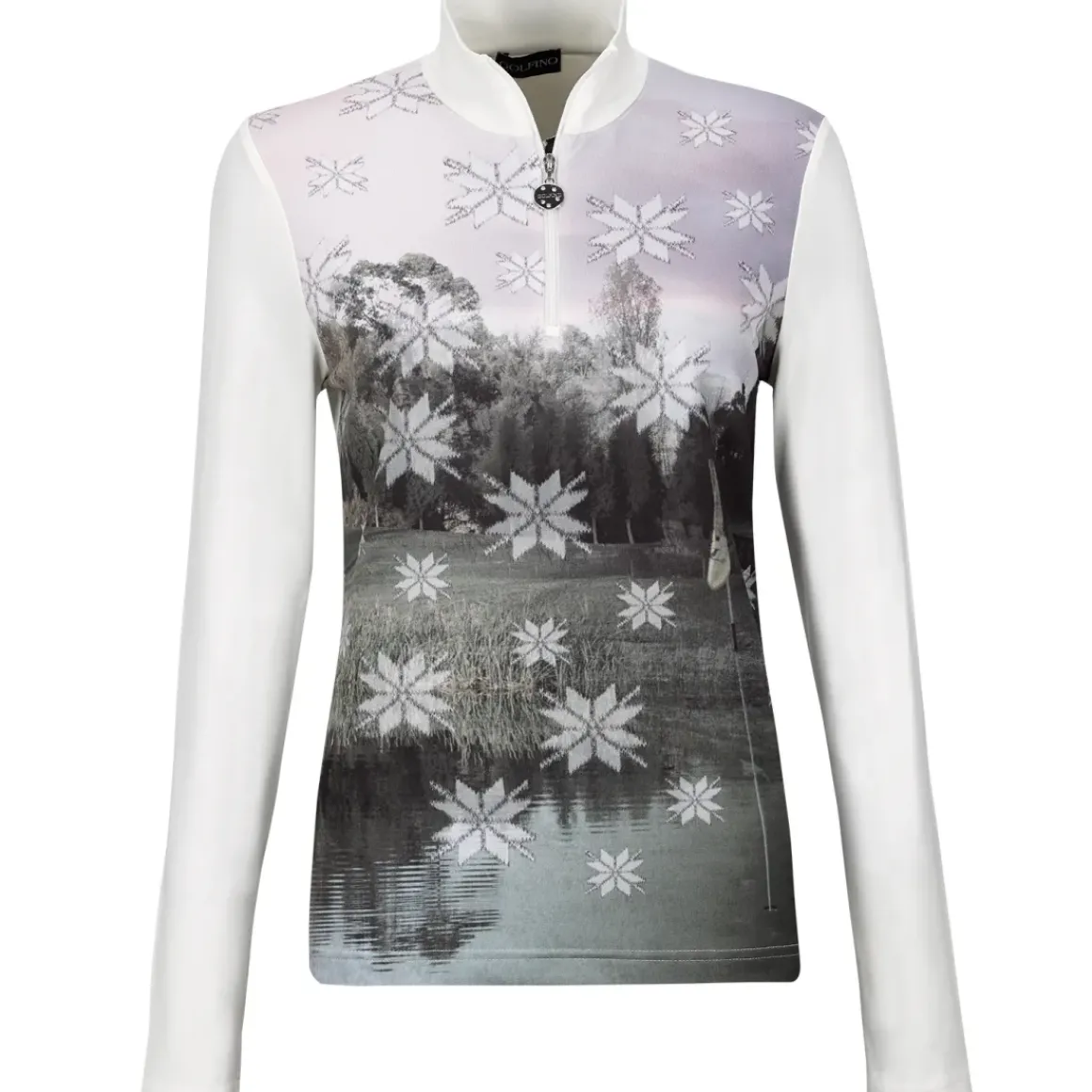 WINTER POWER PRINT TROYER (dry Ladies 108 32 WHT