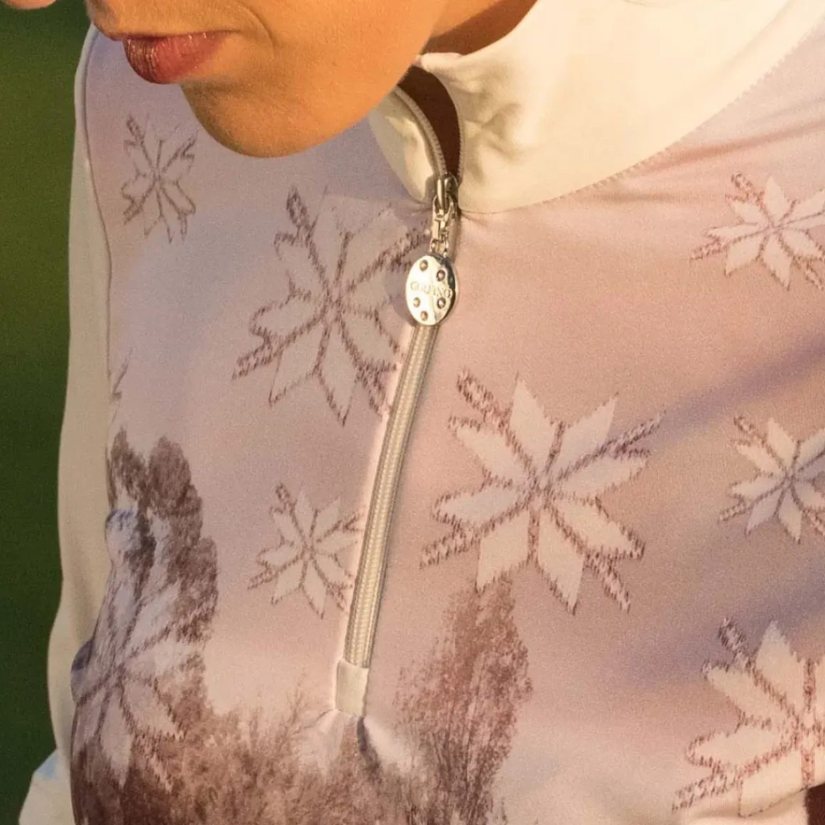 WINTER POWER PRINT TROYER (dry Ladies 108 32 WHT